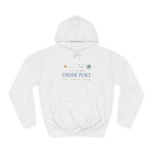 Unisex Stop War Choose Peace Hoodie