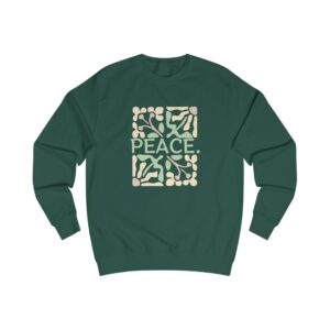 Unisex Peace Flowers Sweater